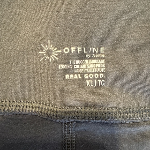 Aerie Offline The Hugger High-Rise Leggings in Charcoal - Picture 2 of 7